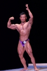 【2015日本選手権：男子フリーポーズ】(35)佐藤茂男（41才／169cm／81kg／ボ歴：20年）東京